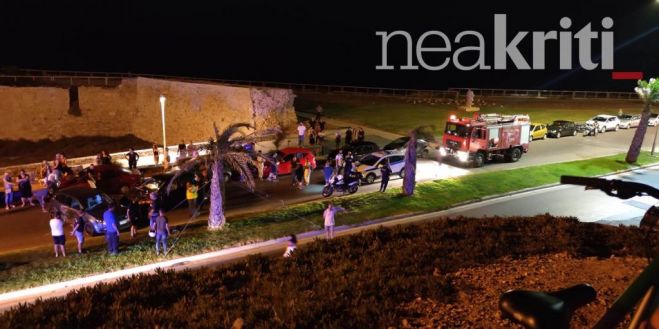 &Tau;&rho;&omicron;&chi;&alpha;ί&omicron; &sigma;&tau;&eta;&nu; &pi;&alpha;&rho;&alpha;&lambda;&iota;&alpha;&kappa;ή &tau;&omicron;&upsilon; &Eta;&rho;&alpha;&kappa;&lambda;&epsilon;ί&omicron;&upsilon; &mu;&epsilon; &pi;έ&nu;&tau;&epsilon; &tau;&rho;&alpha;&upsilon;&mu;&alpha;&tau;ί&epsilon;&sigmaf;