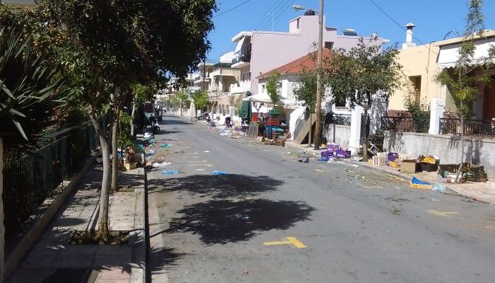 Διαμαρτυρία κατοίκων για τη λαϊκή στα Παχιανά