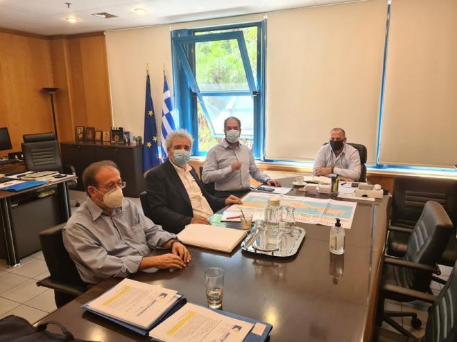 Επίσκεψη Παπαδογιάννη στο Υπουργείο Υποδομών