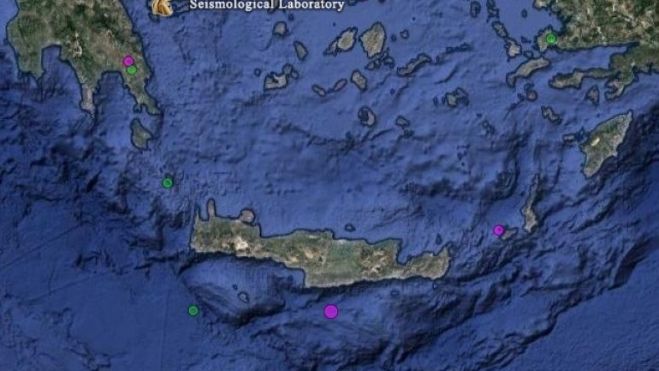 &Pi;&rho;&omega;&tau;&omicron;&chi;&rho;&omicron;&nu;&iota;ά&tau;&iota;&kappa;&omicron;&sigmaf; ... &sigma;&epsilon;&iota;&sigma;&mu;ό&sigmaf; &sigma;&tau;&eta;&nu; &Kappa;&rho;ή&tau;&eta;