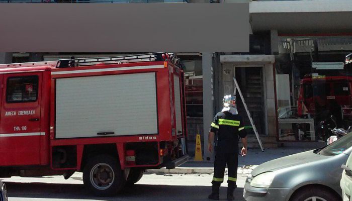 Μικρής έκτασης φωτιά εκδηλώθηκε σε πιτσαρία στα Χανιά