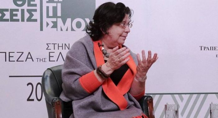 &Omicron;&mu;&iota;&lambda;ί&alpha; &tau;&eta;&sigmaf; &kappa;&alpha;&theta;&eta;&gamma;ή&tau;&rho;&iota;&alpha;&sigmaf; &Mu;&alpha;&rho;ί&alpha;&sigmaf; &Epsilon;&upsilon;&theta;&upsilon;&mu;ί&omicron;&upsilon; &sigma;&tau;&alpha; &Chi;&alpha;&nu;&iota;ά