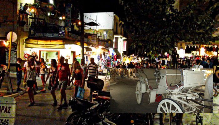 Τραυματισμός πεζής από άμαξα στην οδό Χάληδων των Χανίων