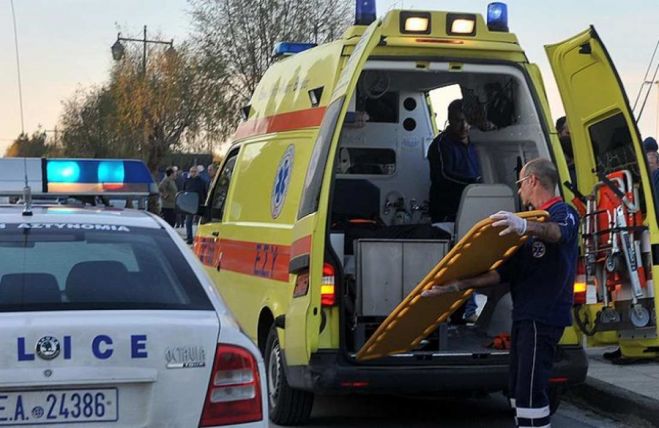&Sigma;&omicron;&beta;&alpha;&rho;ό &tau;&rho;&omicron;&chi;&alpha;ί&omicron; &mu;&epsilon; &delta;ύ&omicron; &tau;&rho;&alpha;&upsilon;&mu;&alpha;&tau;ί&epsilon;&sigmaf; &tau;&omicron; &pi;&rho;&omega;ί &sigma;&tau;&omicron; &Eta;&rho;ά&kappa;&lambda;&epsilon;&iota;&omicron;