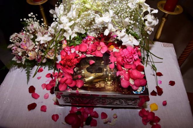 &Lambda;&alpha;&mu;&pi;&rho;ή &upsilon;&pi;&omicron;&delta;&omicron;&chi;ή &Tau;&iota;&mu;ί&omicron;&upsilon; &Lambda;&epsilon;&iota;&psi;ά&nu;&omicron;&upsilon; &tau;&omicron;&upsilon; &Alpha;&gamma;ί&omicron;&upsilon; &Gamma;&rho;&eta;&gamma;&omicron;&rho;ί&omicron;&upsilon; &sigma;&tau;&alpha; &Chi;&alpha;&nu;&iota;ά