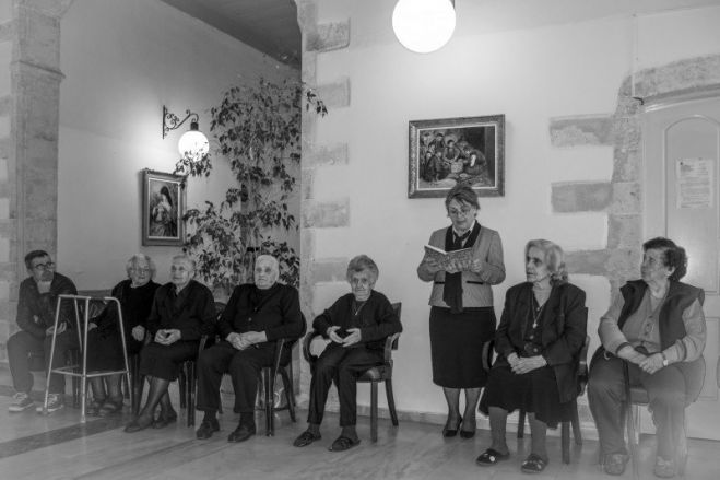 Γιορτάστηκε η παγκόσμια μέρα βιβλίου στο δημοτικό γηροκομείο Χανίων