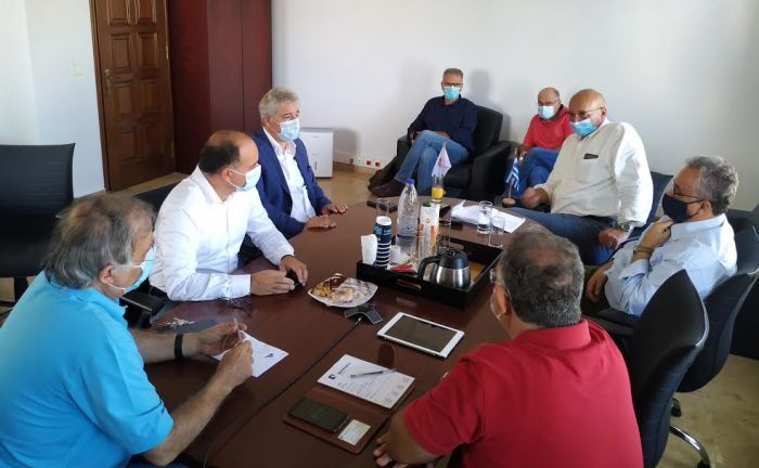 Συνάντηση Παπαδογιάννη με την Πρυτανεία του Πανεπιστημίου Κρήτης