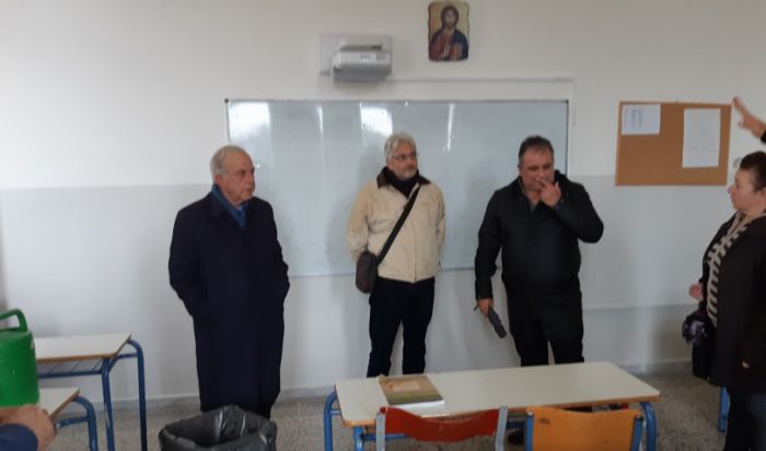 &Alpha;&upsilon;&tau;&omicron;&psi;ί&alpha; &sigma;&tau;&omicron; 1&omicron; &Gamma;&upsilon;&mu;&nu;ά&sigma;&iota;&omicron; έ&kappa;&alpha;&nu;&epsilon; &omicron; &Delta;ή&mu;&alpha;&rho;&chi;&omicron;&sigmaf; &Eta;&rho;&alpha;&kappa;&lambda;&epsilon;ί&omicron;&upsilon; &Beta;&alpha;&sigma;ί&lambda;&eta;&sigmaf; &Lambda;&alpha;&mu;&pi;&rho;&iota;&nu;ό&sigmaf;