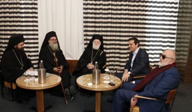 Σε εγκάρδιο κλίμα η συνάντηση Τσίπρα- Αρχιεπισκόπου Κρήτης