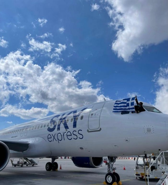 «1821» και «Freedom», τα ονόματα των δύο νέων Airbus Α320neo που παραλαμβάνει σήμερα η SKY express.