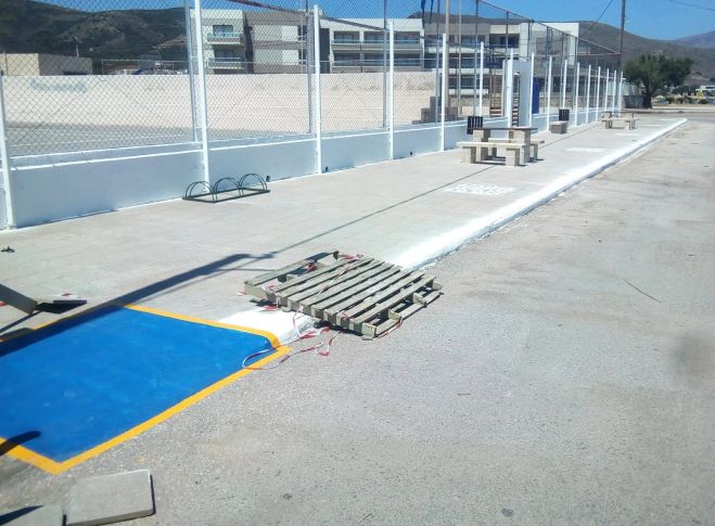 ΚΛΕΙΣΤΕΣ ΠΡΟΣΩΡΙΝΑ ΛΟΓΩ ΕΡΓΑΣΙΩΝ ΟΙ ΑΘΛΗΤΙΚΕΣ ΕΓΚΑΤΑΣΤΑΣΕΙΣ ΤΟΥ  ΘΕΟΧΑΡΑΚΕΙΟΥ ΑΘΛΗΤΙΚΟΥ ΚΕΝΤΡΟΥ