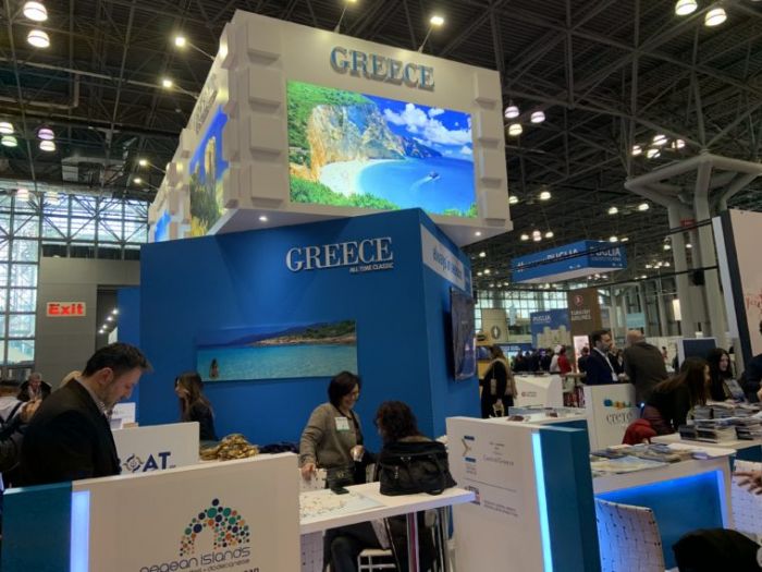 &Eta; &Kappa;&rho;ή&tau;&eta; &sigma;&tau;&eta; &Delta;&iota;&epsilon;&theta;&nu;ή Έ&kappa;&theta;&epsilon;&sigma;&eta; &Tau;&omicron;&upsilon;&rho;&iota;&sigma;&mu;&omicron;ύ &laquo;New York Times Travel Show 2020&raquo;