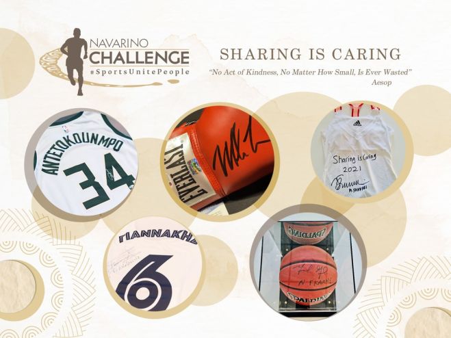 Sharing is Caring: Η μεγαλύτερη online αθλητική δημοπρασία που έγινε ποτέ στην Ελλάδα στις 1-10 Δεκεμβρίου 2021