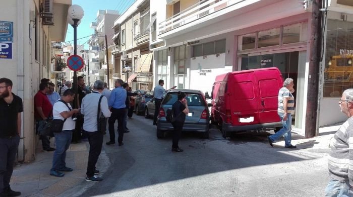 Πάλι τροχαίο ατύχημα στη συμβολή Κορνάρου και Σφακίων