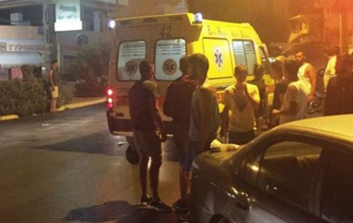 Τροχαίο με τραυματισμό οδηγού δικύκλου στον Κατσαμπά στα Χανιά