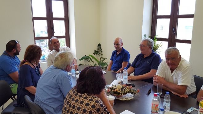 Ο Γιώργος Σταθάκης στην Παλαιοχωρα