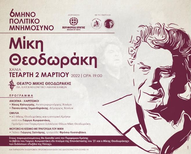 6μηνο Πολιτικό Μνημόσυνο του Μίκη Θεοδωράκη