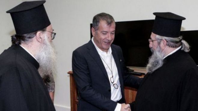 &Alpha;&nu;&tau;&iota;&pi;&rho;&omicron;&sigma;&omega;&pi;&epsilon;ί&alpha; &tau;&eta;&sigmaf; &Epsilon;&kappa;&kappa;&lambda;&eta;&sigma;ί&alpha;&sigmaf; &tau;&eta;&sigmaf; &Kappa;&rho;ή&tau;&eta;&sigmaf; &sigma;&upsilon;&nu;ά&nu;&tau;&eta;&sigma;&epsilon; &omicron; &Sigma;&tau;. &Theta;&epsilon;&omicron;&delta;&omega;&rho;ά&kappa;&eta;&sigmaf;
