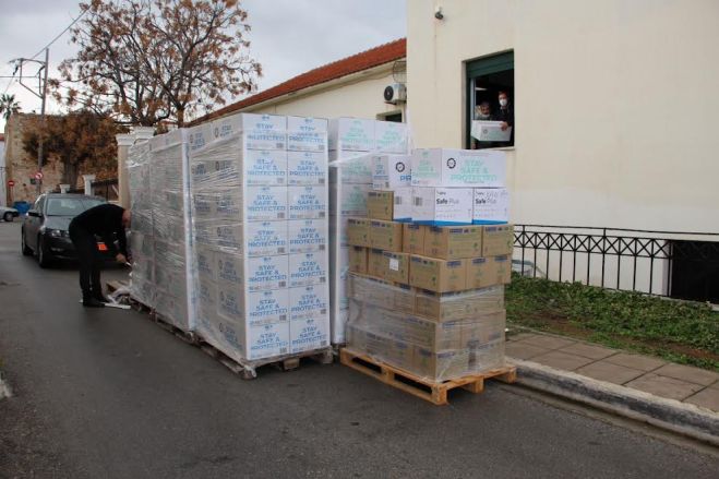Με δέκα παλέτες υγειονομικού υλικού και μέσων ατομικής προστασίας ενισχύθηκε το Δημοτικό Γηροκομείο Χανίων