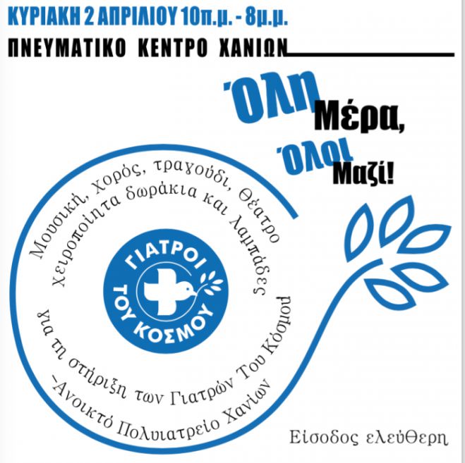 Εκδήλωση για τους “Γιατρούς του Κόσμου”