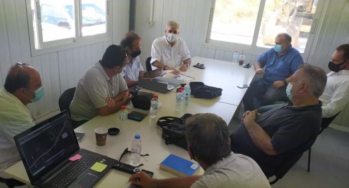 Αυτοψία Παπαδογιάννη σε ένα από τα μεγαλύτερα οδικά έργα της Κρήτης
