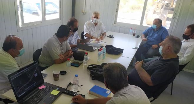Αυτοψία Παπαδογιάννη σε ένα από τα μεγαλύτερα οδικά έργα της Κρήτης
