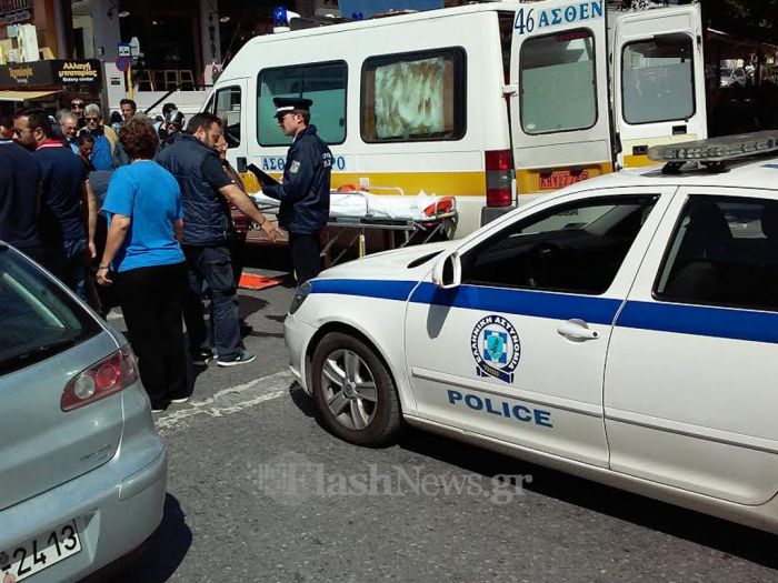 Σύγκρουση δικύκλων με έναν τραυματία στο κέντρο των Χανίων