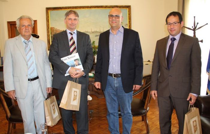 Εθιμοτυπική επίσκεψη Πρέσβεων Αυστρίας &amp; Ουγγαρίας στον Δήμαρχο Χανίων