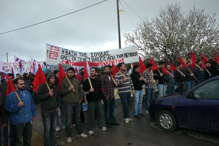 Παγκρήτια διαδήλωση Επιτροπών Ειρήνης στα Χανιά