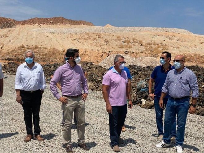 Πραγματοποιήθηκε η πρώτη δοκιμαστική εναπόθεση απορριμμάτων στον  νέο Χώρο Υγειονομικής Ταφής Υπολειμμάτων