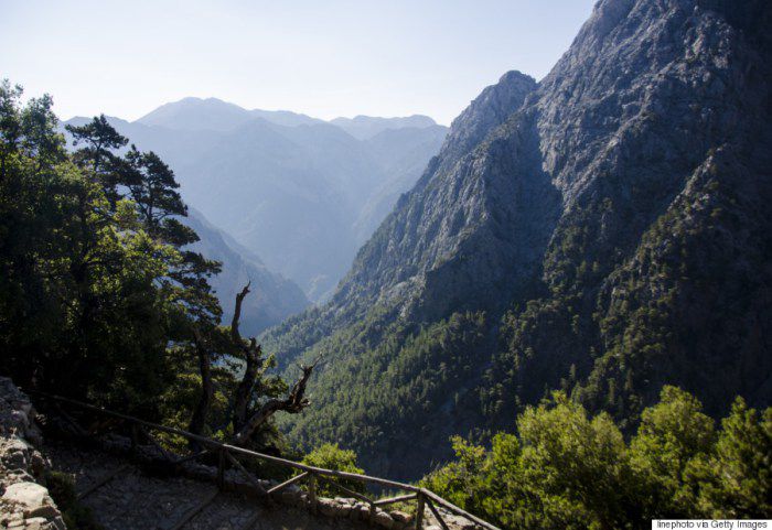 Ελικόπτερο σωτηρίας για τραυματία στο φαράγγι της Σαμαριάς