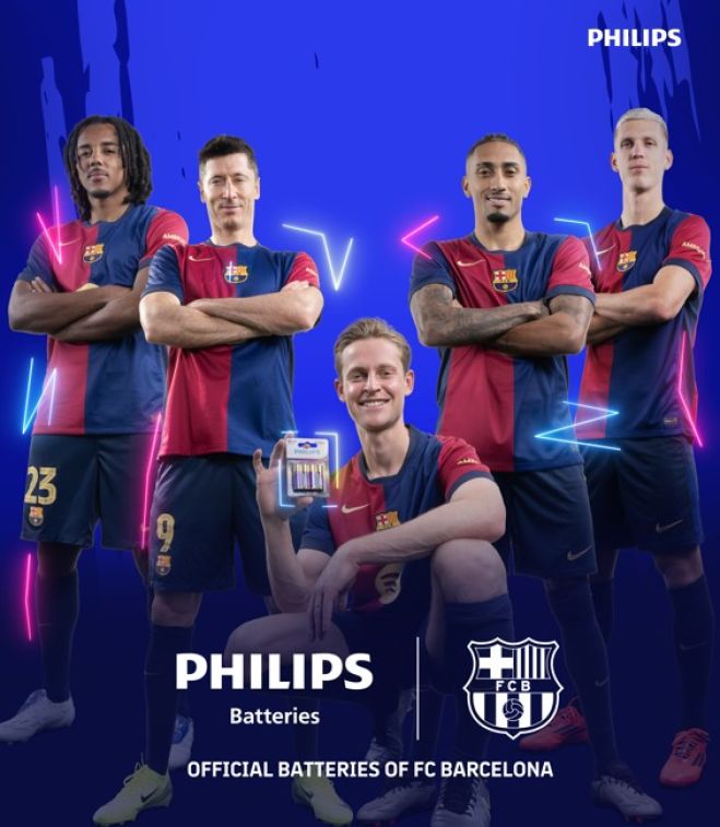 Μπαταριες PHILIPS + FC BARCELONA