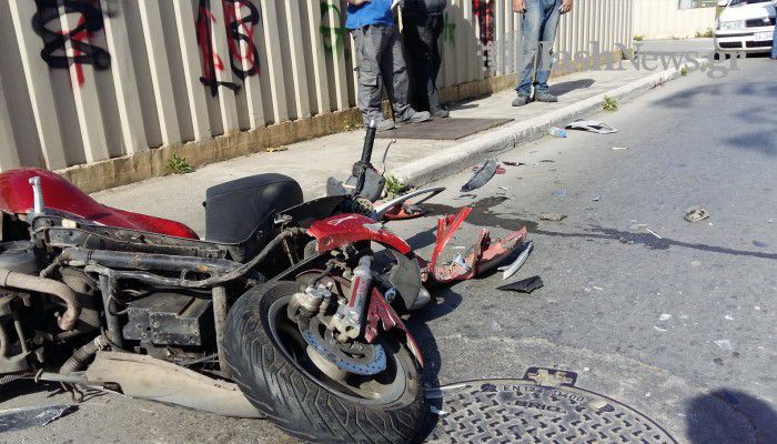 Τροχαίο στη λεωφόρο Σούδας